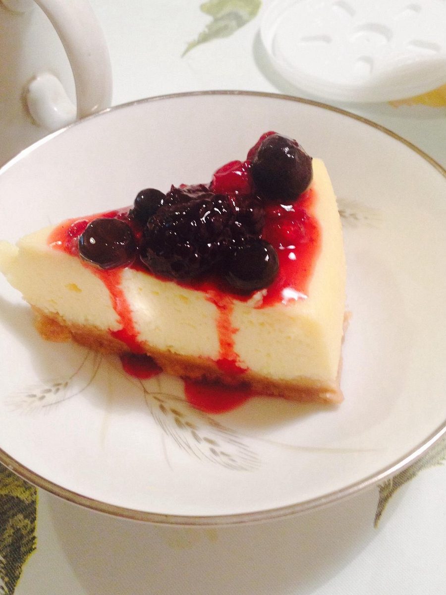 Cheesecake NY con frutos rojos