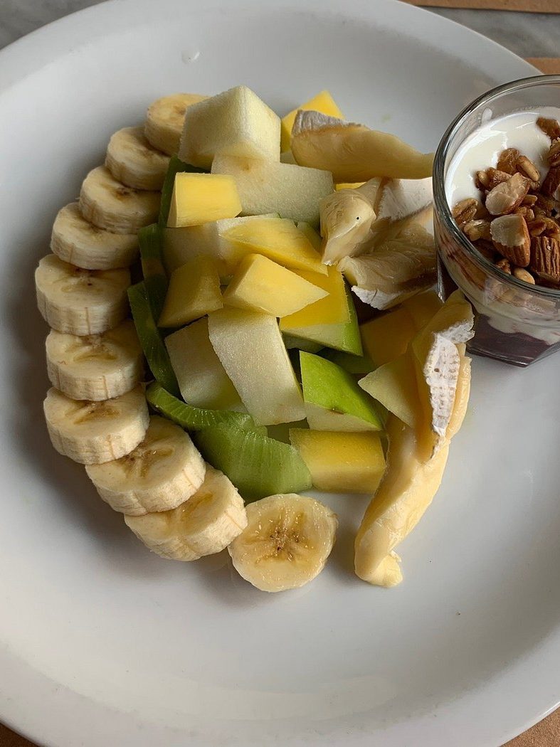 Yogur con fruta
